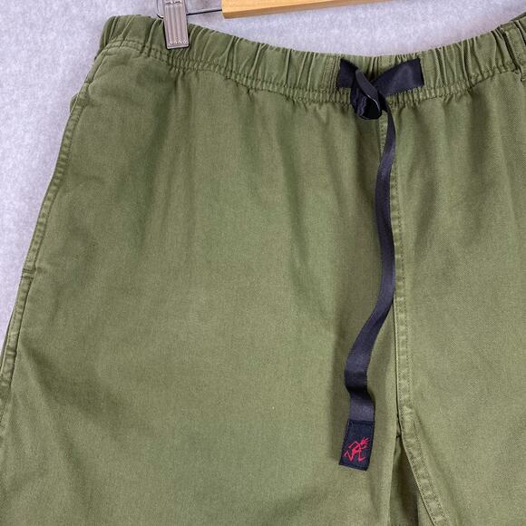 Gramicci Shorts Mens L Olive Green Belted Waist Bermuda Short - Picture 2 of 7